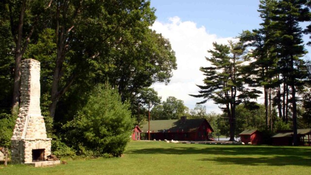 Landscape view of Kingsley Pines' Common Field